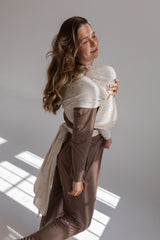 Chusta Elastyczna HugMe Pink Flora