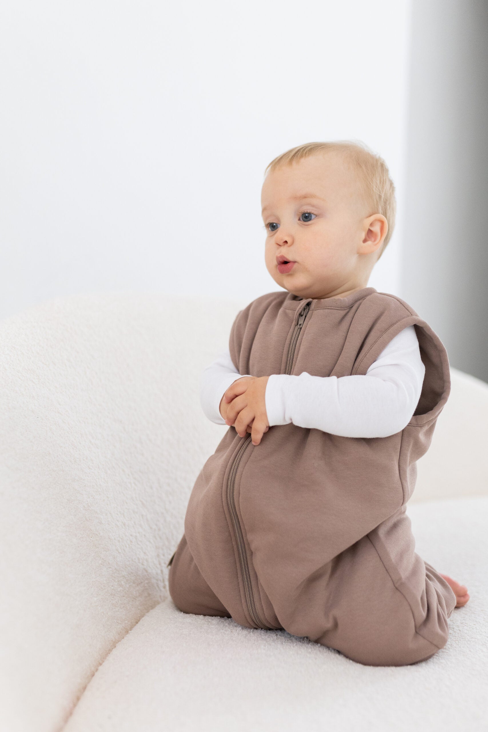 Bawełniany śpiworek z nogawkami – Brownie