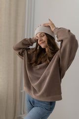 Tilia - czapka z wełny merino Cream