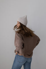 Tilia - czapka z wełny merino Cream