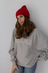 Tilia - czapka z wełny merino Red