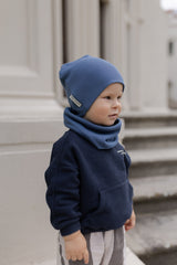 Bawełniana czapka & komin – Denim