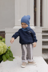 Bawełniana czapka & komin – Denim