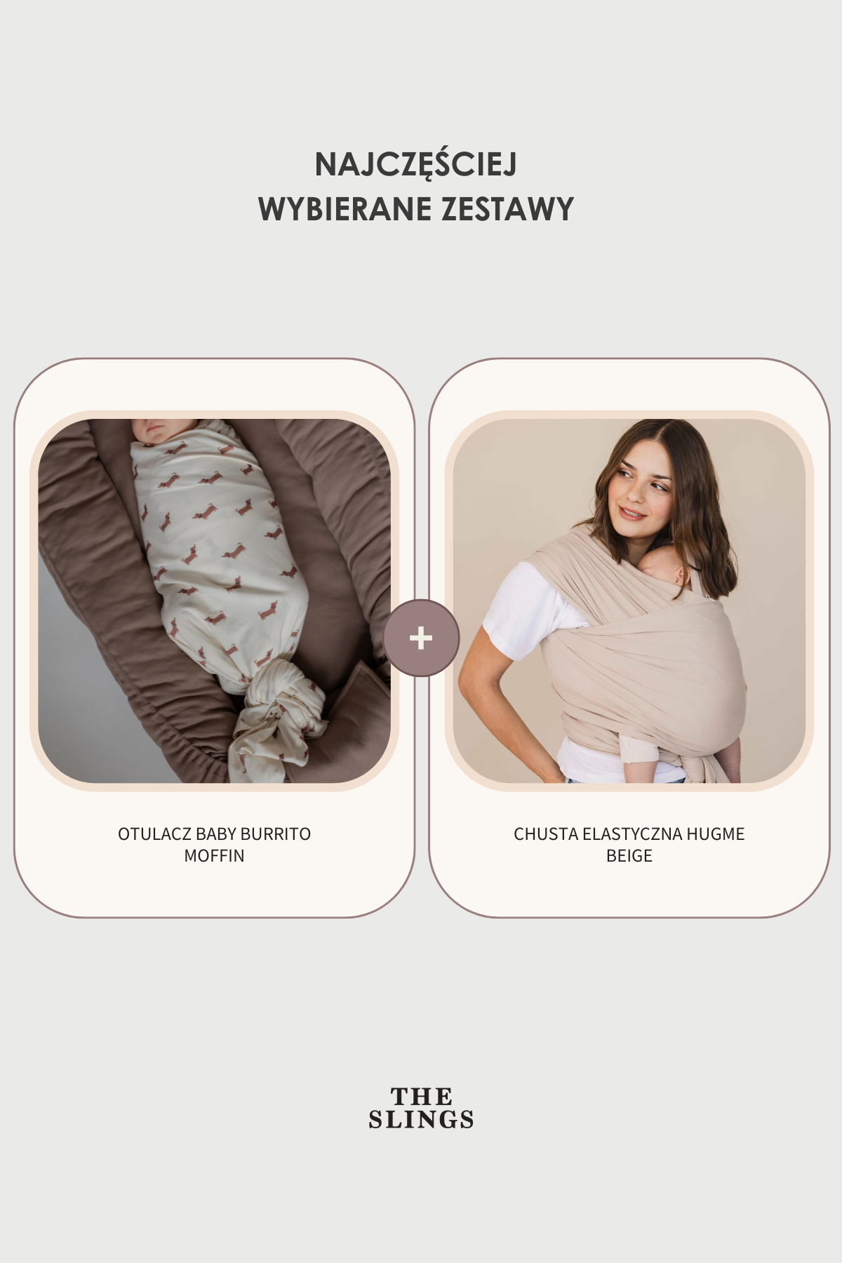 Zestaw Chusta HugMe + Otulacz