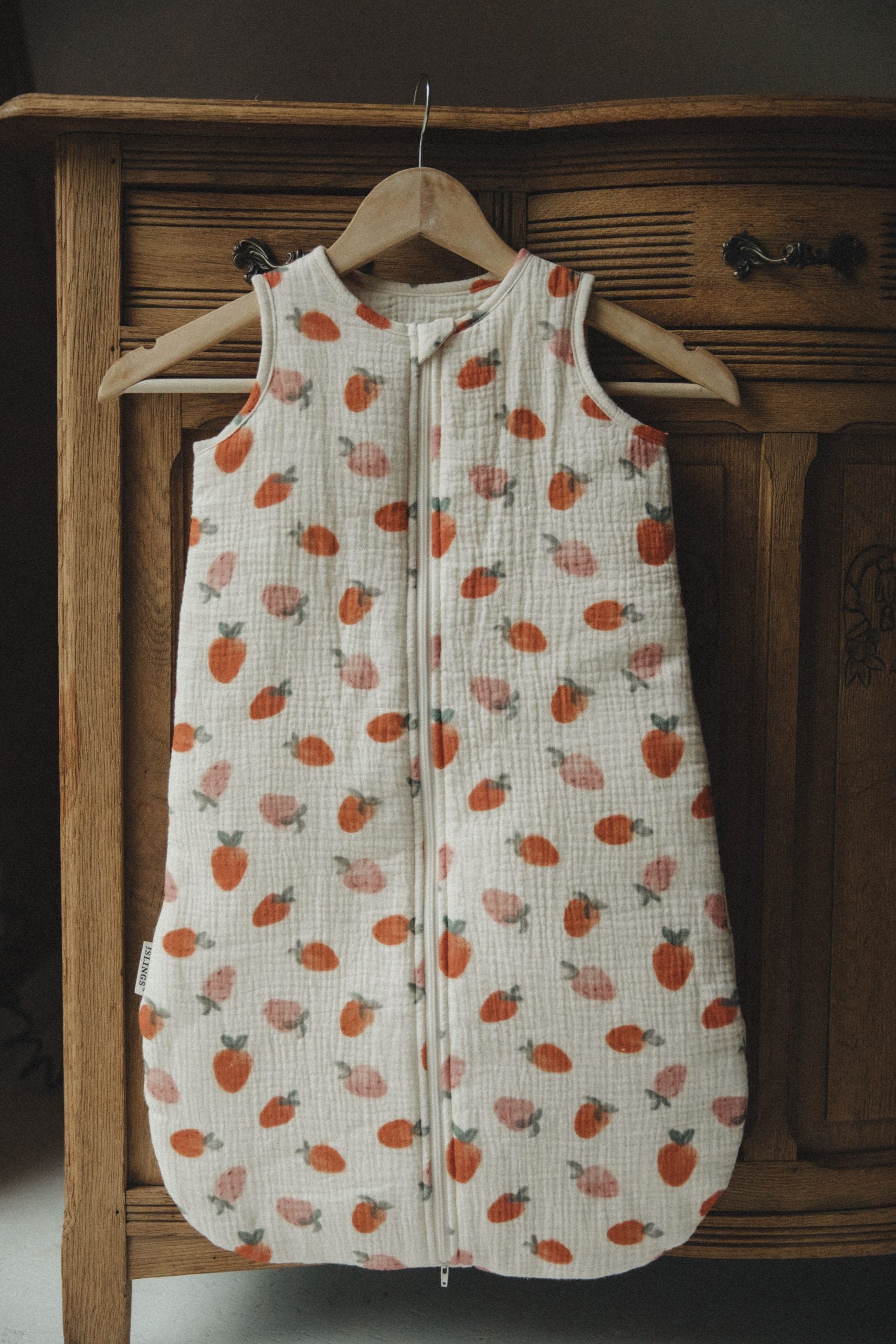 Muślinowy śpiworek - Strawberry
