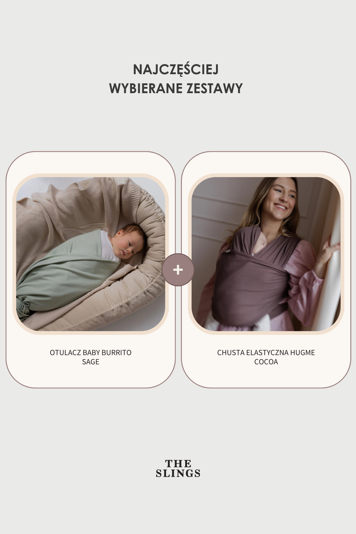 Zestaw Chusta HugMe + Otulacz