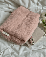 Duża Muślinowa Kosmetyczka Cloud Peach