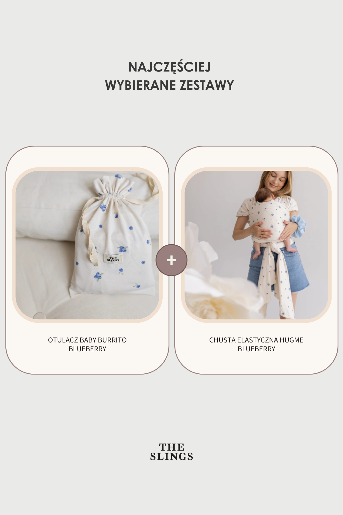 Zestaw Chusta HugMe + Otulacz