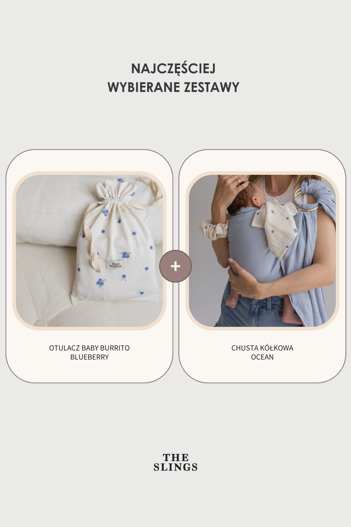 Zestaw Chusta kółkowa + Otulacz