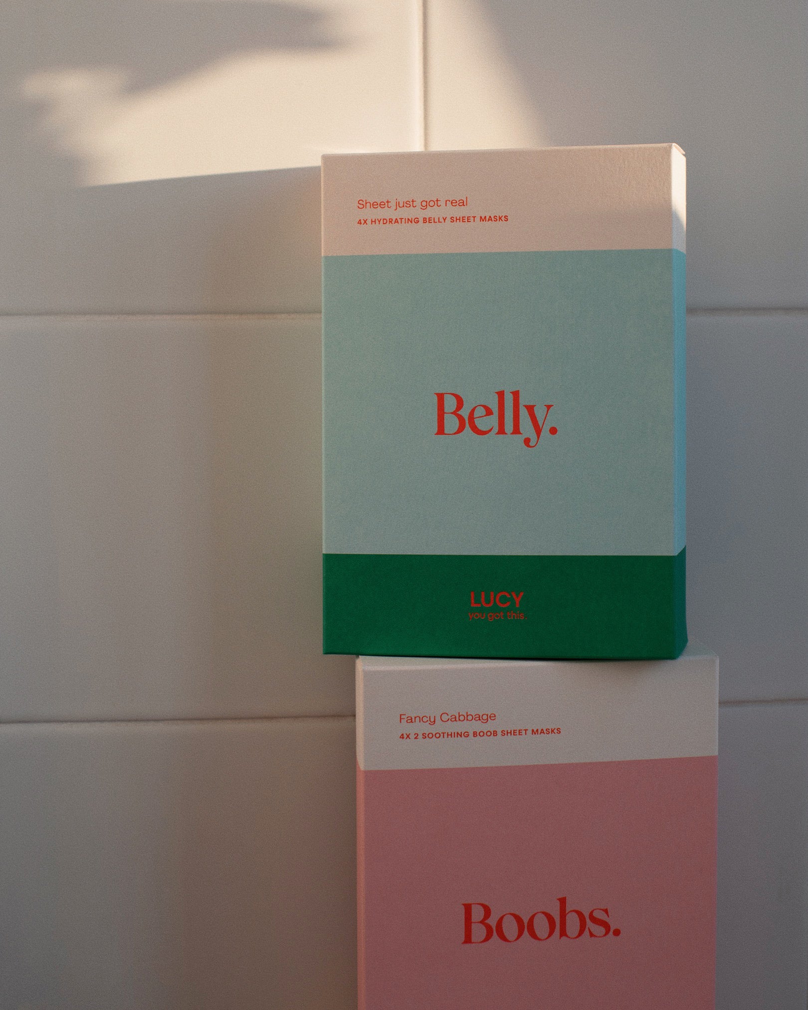 LUCY Belly Sheet Mask Set
