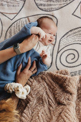 Bawełniany kocyk Softie Blue