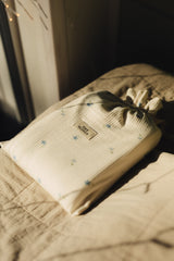 Otulacz Baby Burrito Blue Flora