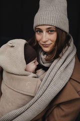 Tilia - czapka z wełny merino Sand
