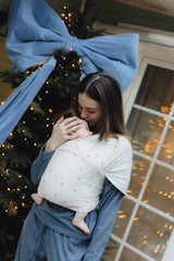 Chusta Elastyczna HugMe Blue Flora