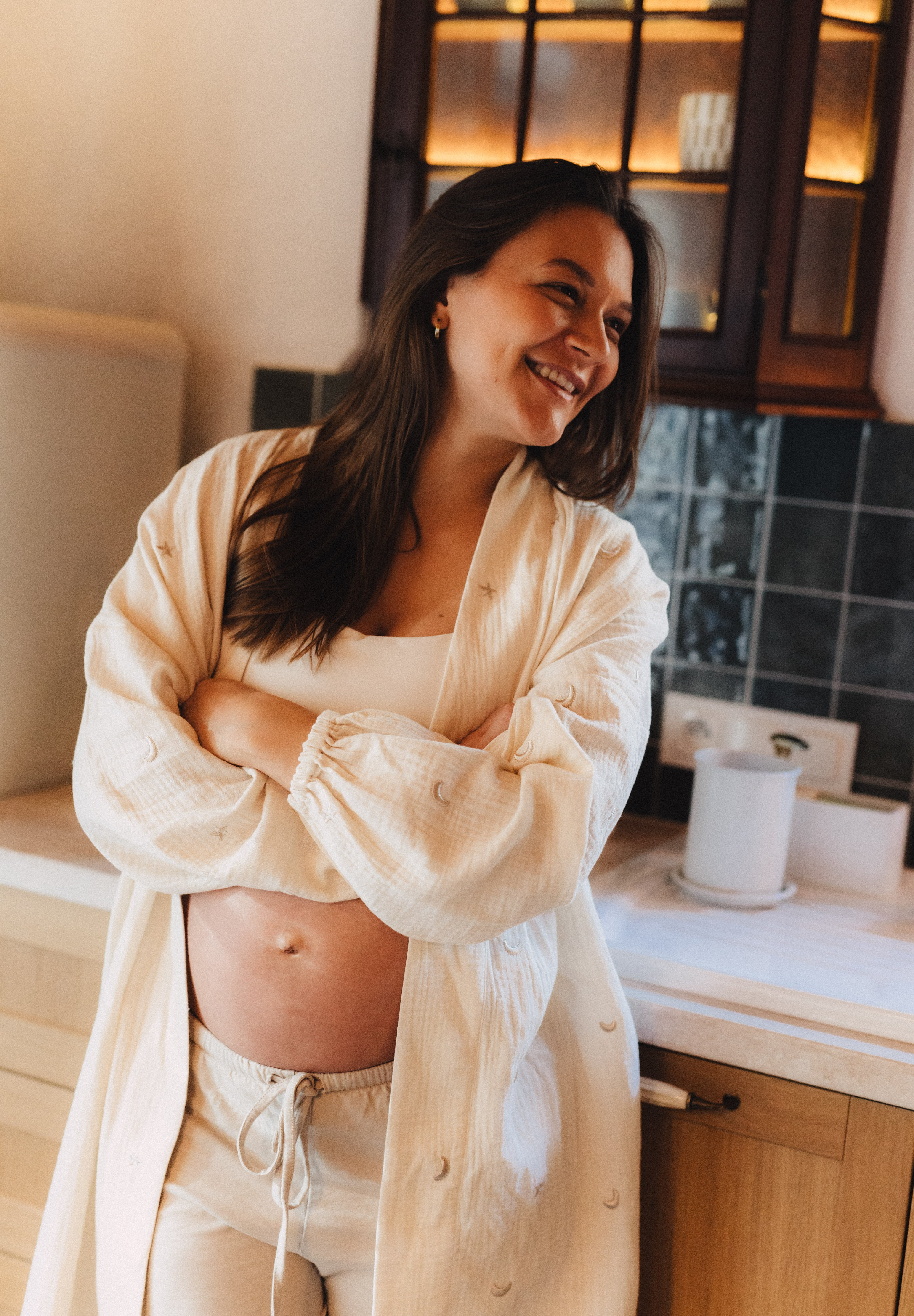 Kimono muślinowe Moon