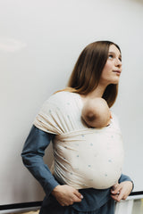 Chusta Elastyczna HugMe Blue Flora