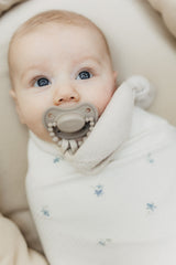 Otulacz Baby Burrito Blue Flora