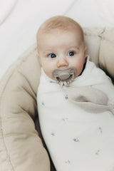 Otulacz Baby Burrito Blue Flora