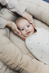 Otulacz Baby Burrito Blue Flora