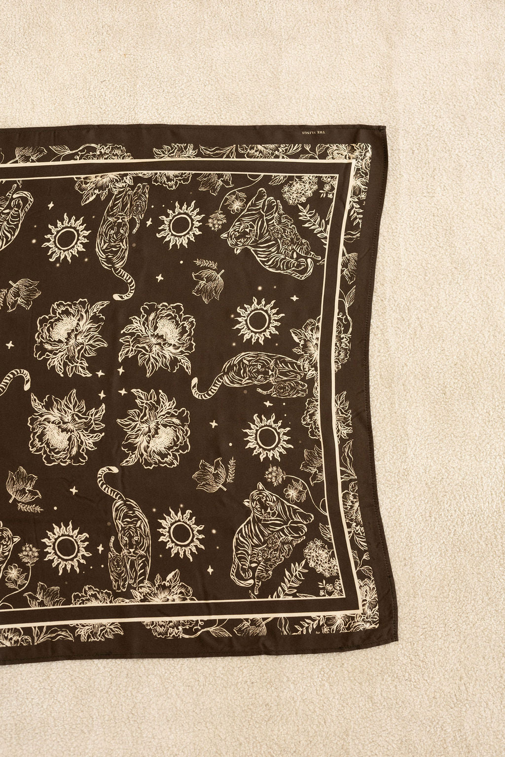 Apaszka Tiger Love Brown