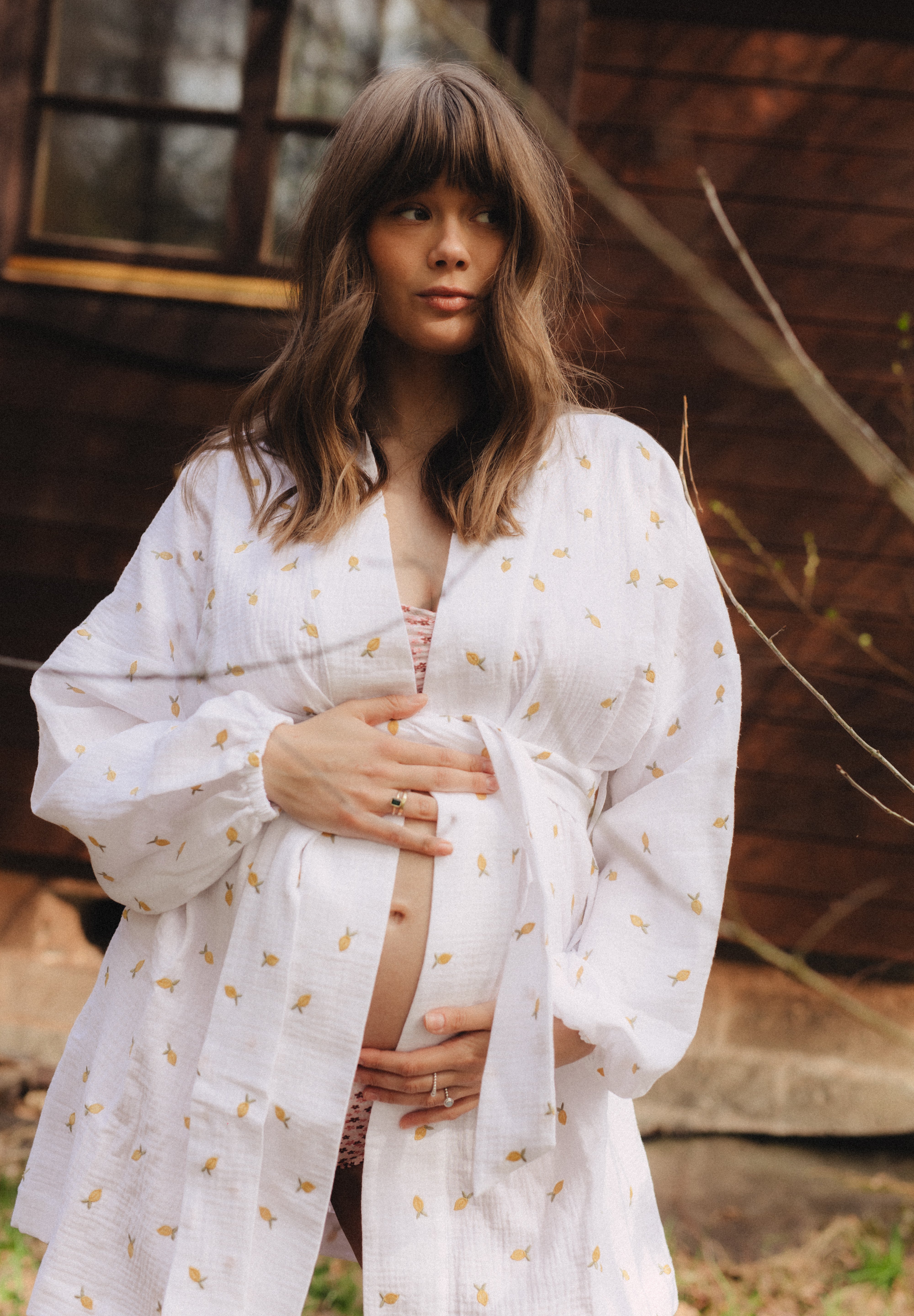 Kimono muślinowe Lemon