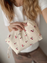Duża Muślinowa Kosmetyczka Cloud Cherries