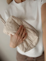 Duża Muślinowa Kosmetyczka Cloud Puffy Hearts