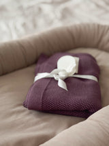 Bawełniany kocyk Softie Plum