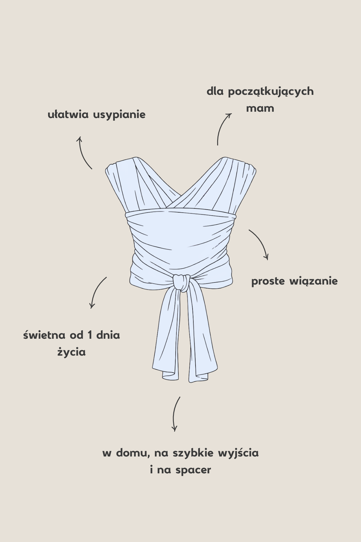 Chusta Elastyczna HugMe Powder