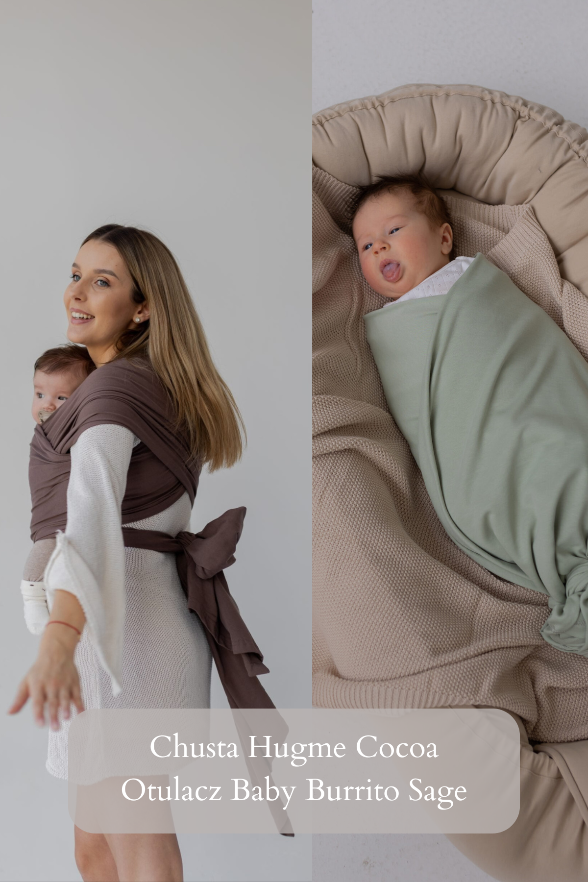Zestaw Chusta HugMe + Otulacz