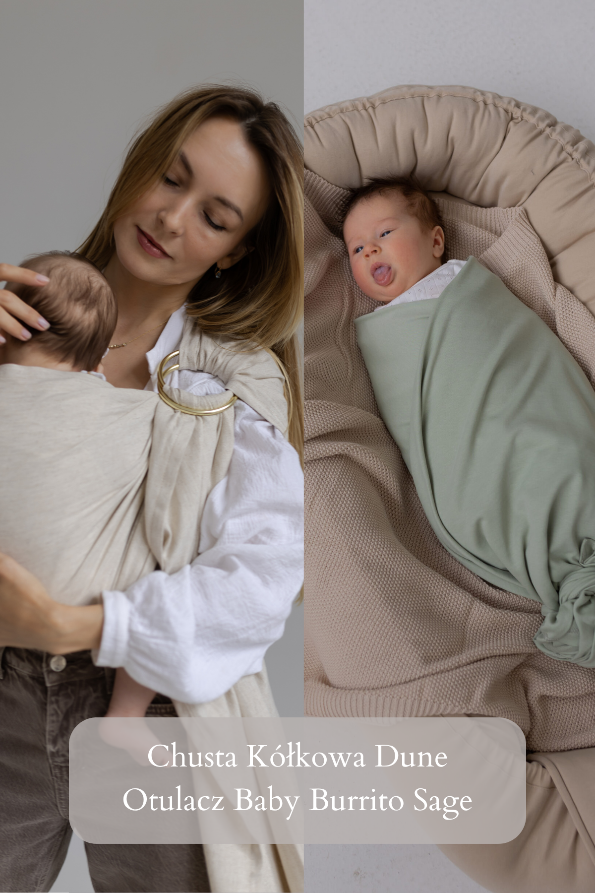 Zestaw Chusta kółkowa + Otulacz