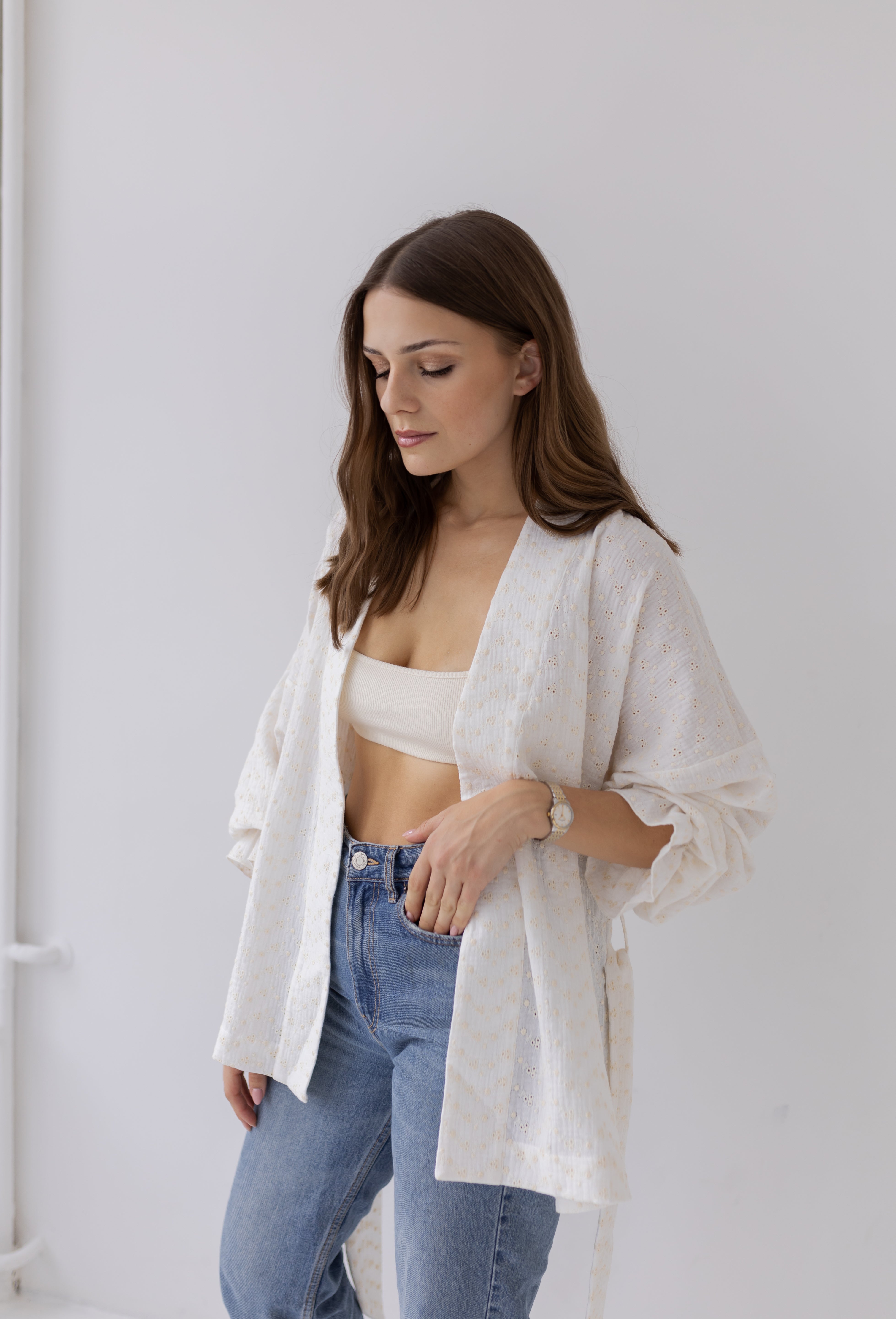 Kimono muślinowe Daisy