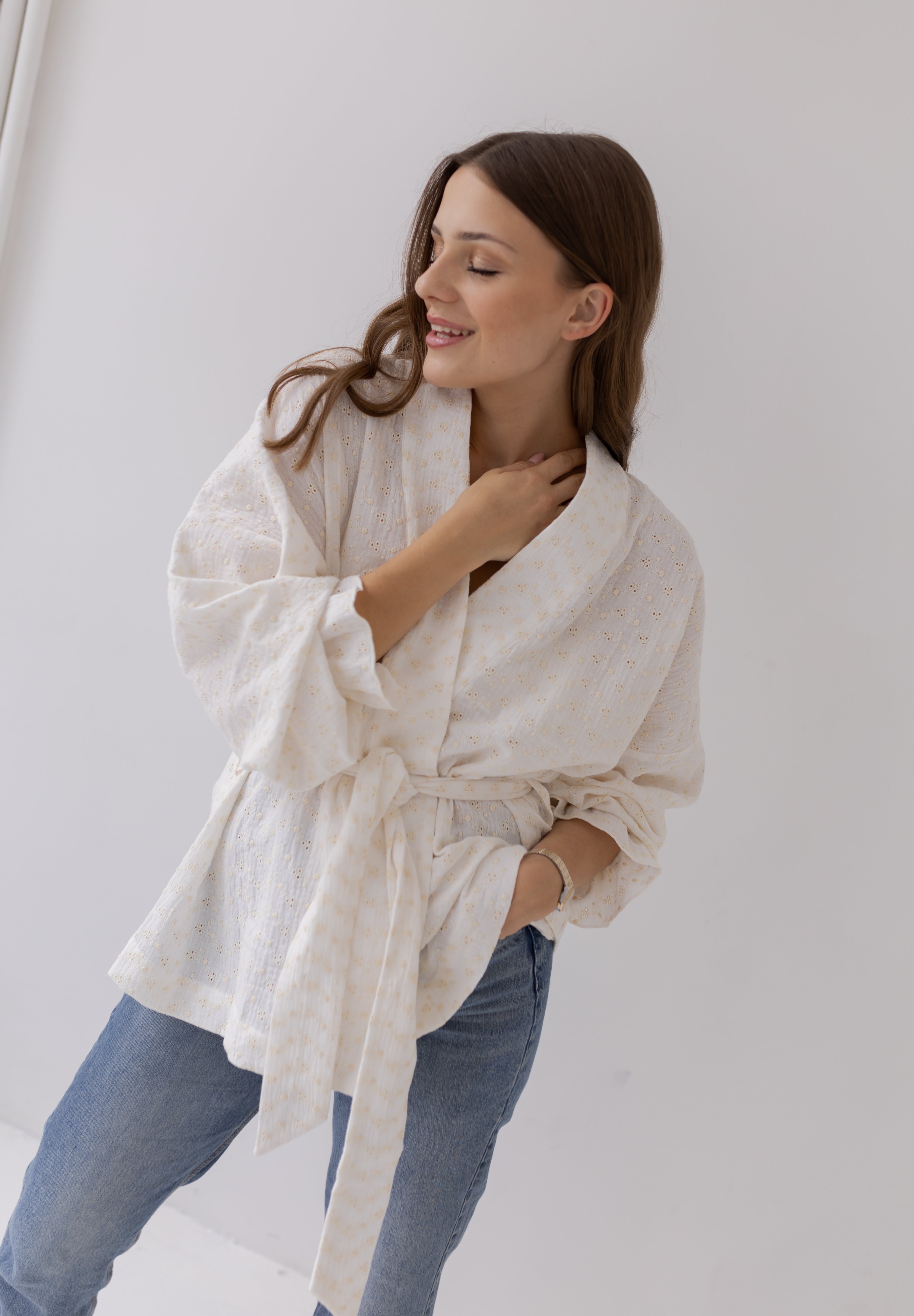 Kimono muślinowe Daisy