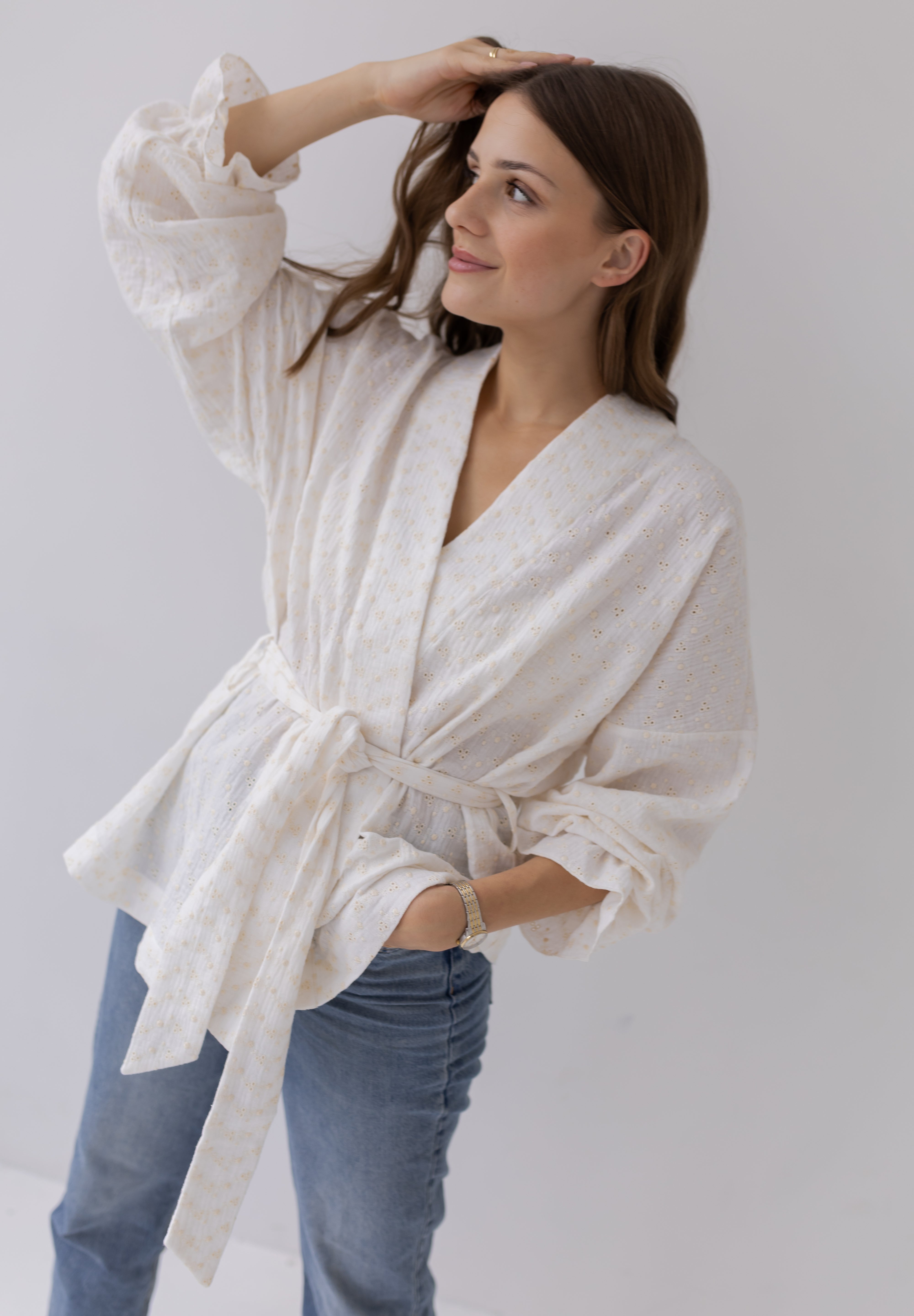 Kimono muślinowe Daisy