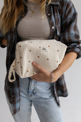 Duża Muślinowa Kosmetyczka Sweetheart