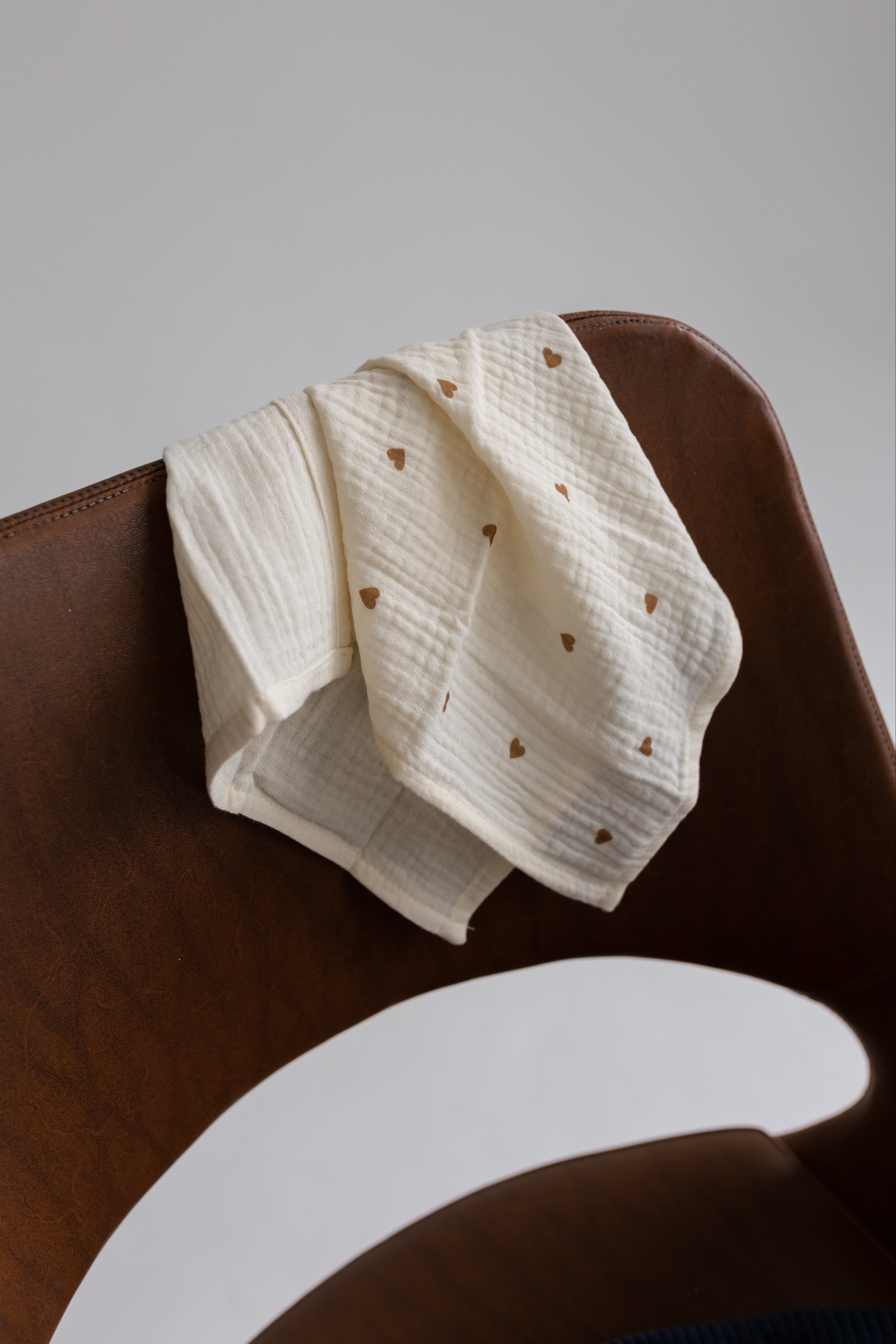 Mini Sweetheart & Ecru - zestaw małych pieluszek muślinowych