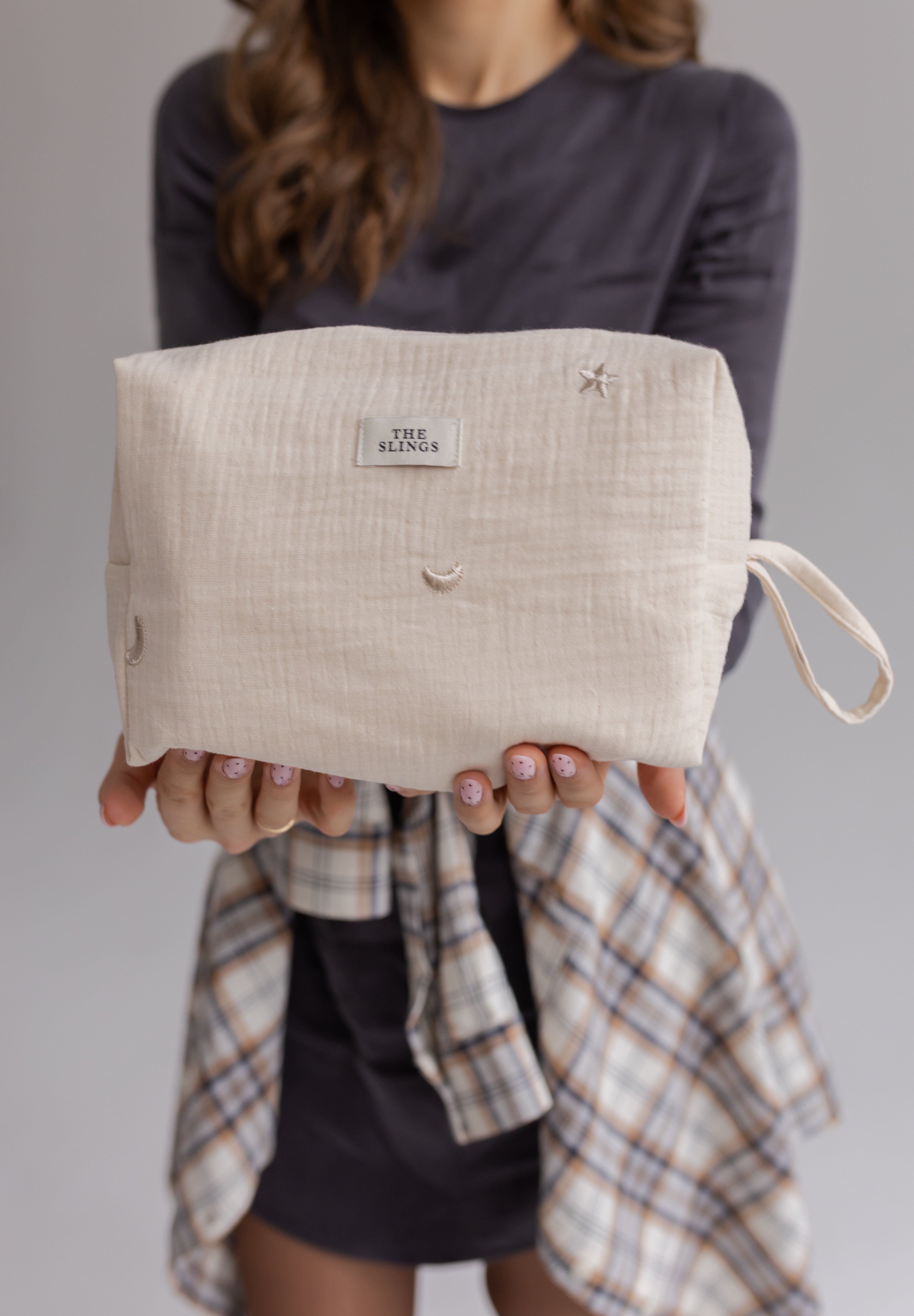 Duża Muślinowa Kosmetyczka Cloud Moon