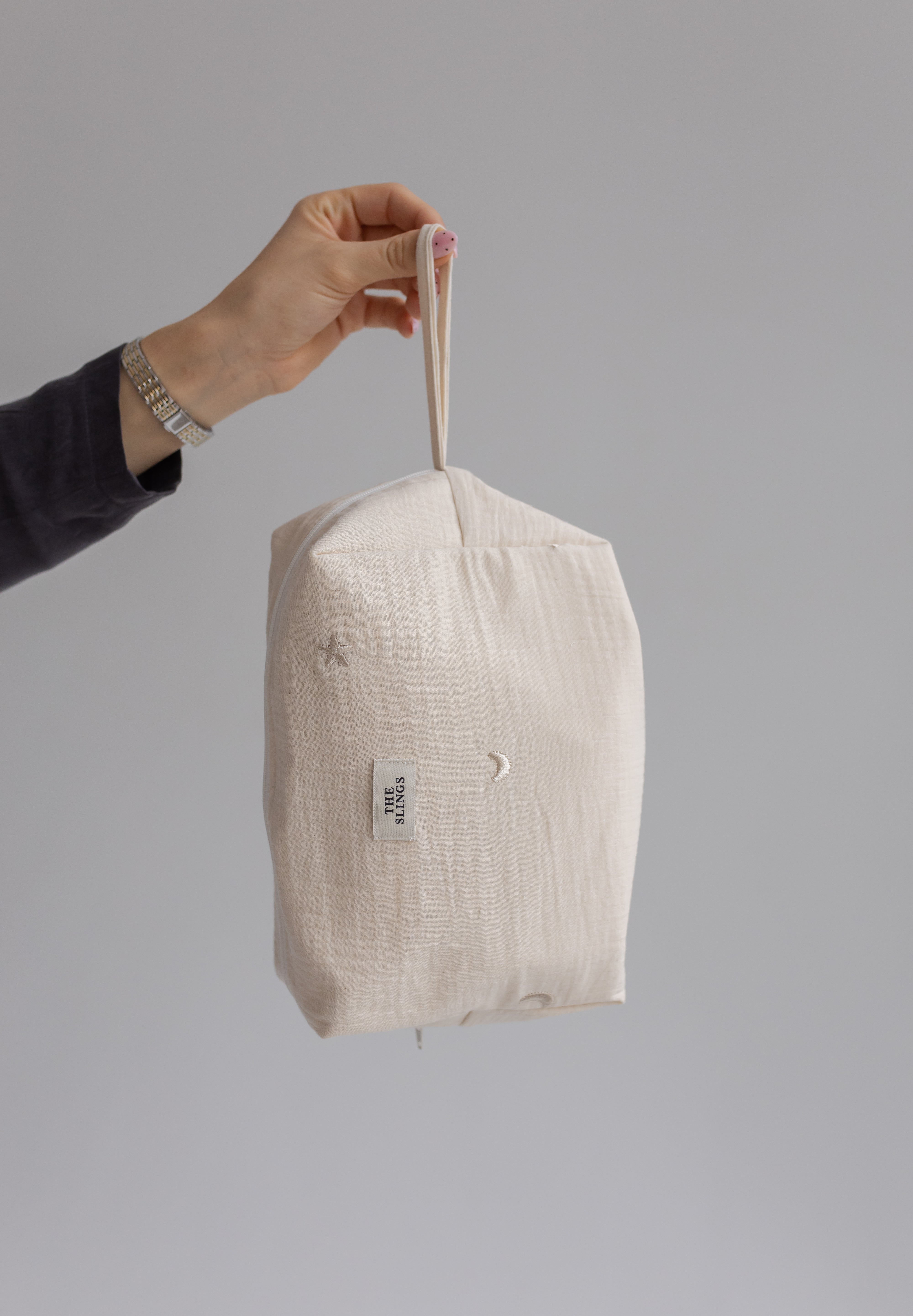 Duża Muślinowa Kosmetyczka Cloud Moon