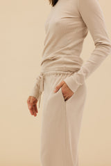 Zestaw Homewear Pointelle Almond