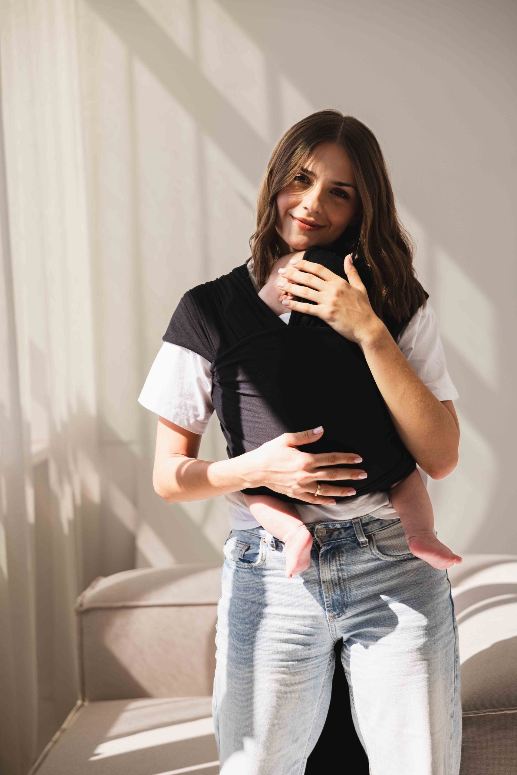 Chusta Elastyczna HugMe Black