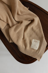 Bawełniany kocyk Softie Almond