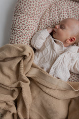 Bawełniany kocyk Softie Almond