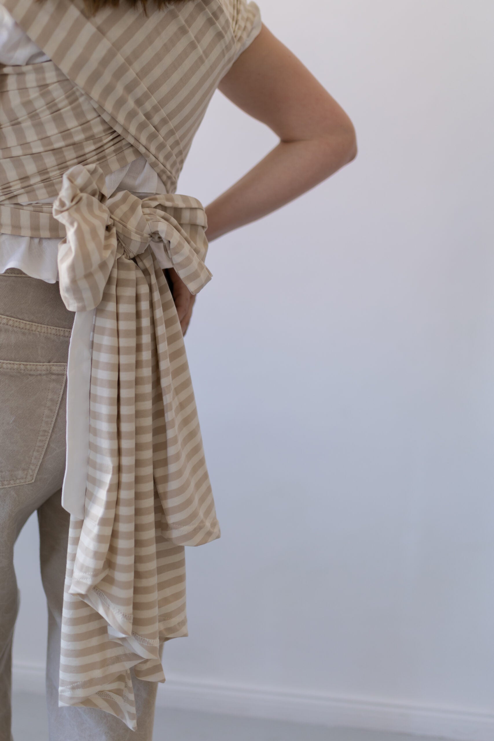 Chusta Elastyczna HugMe Stripes Beige