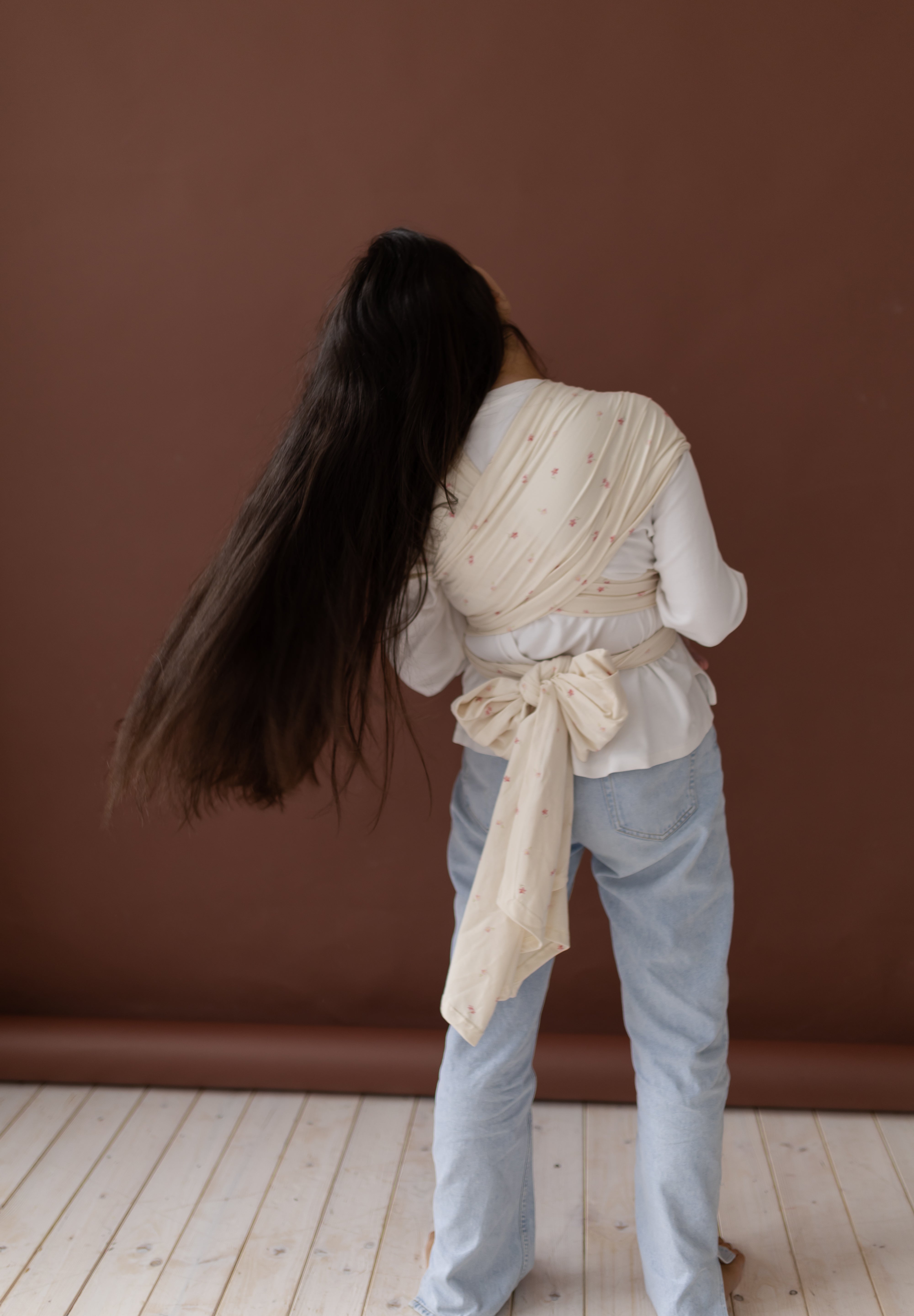 Chusta Elastyczna HugMe Pink Flora