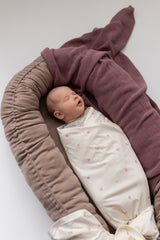 Bawełniany kocyk Softie Plum