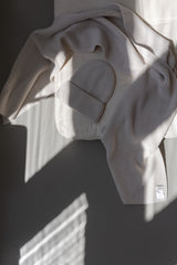 Szal Salvia z wełny merino Cream