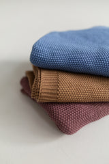 Bawełniany kocyk Softie Plum