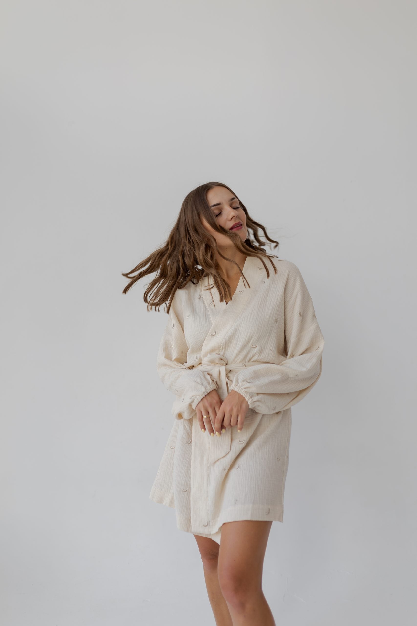 Kimono muślinowe – Moon