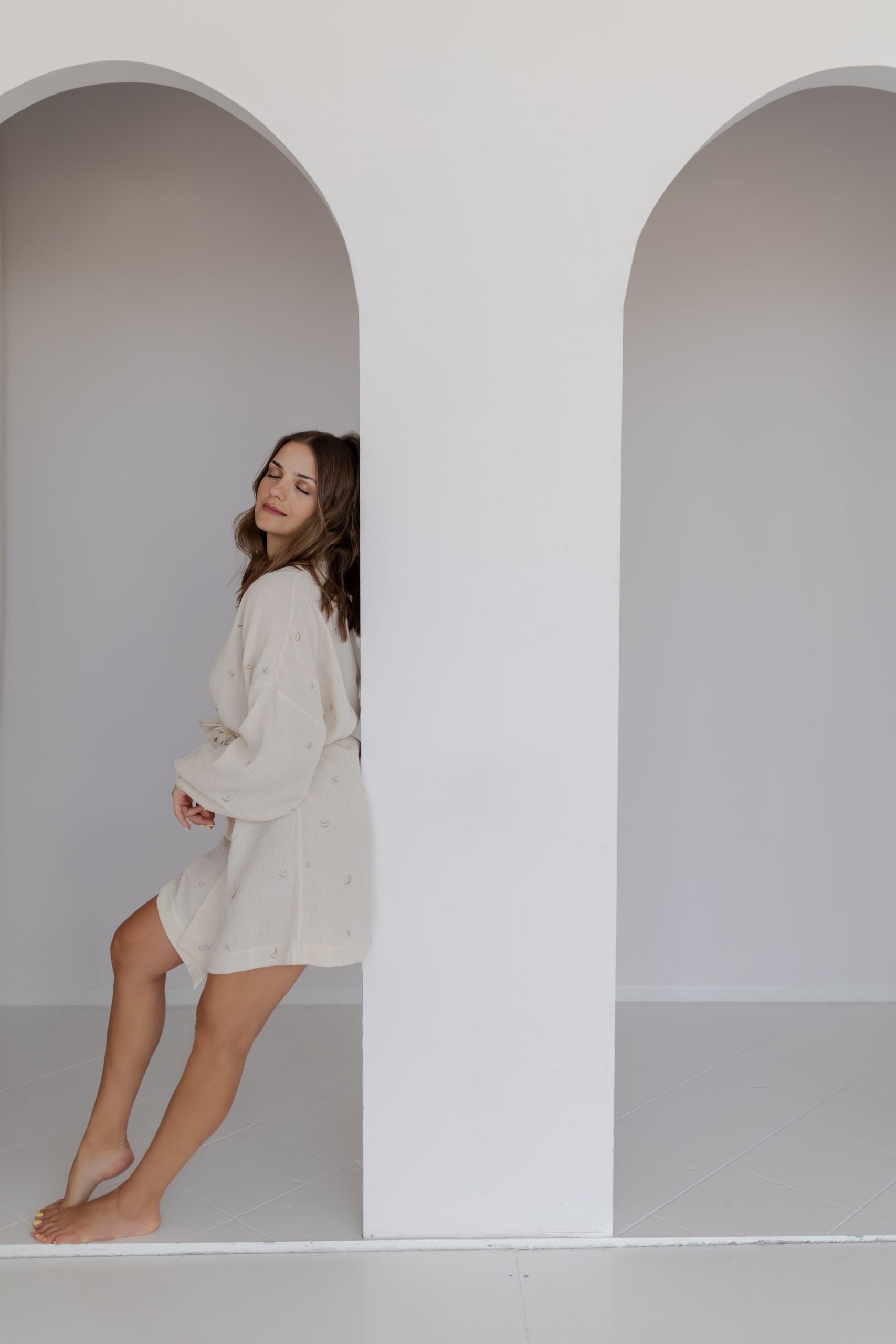 Kimono muślinowe – Moon