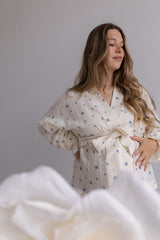 Kimono muślinowe Mila Blueberry